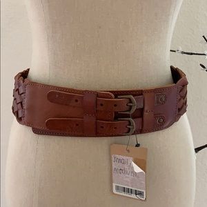 🥥 braided leather belt 🥥